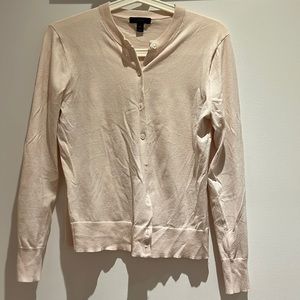J. Crew Pale Pink Cardigan
